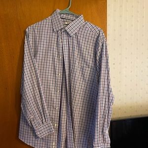 Plaid Purple Dress Shirt